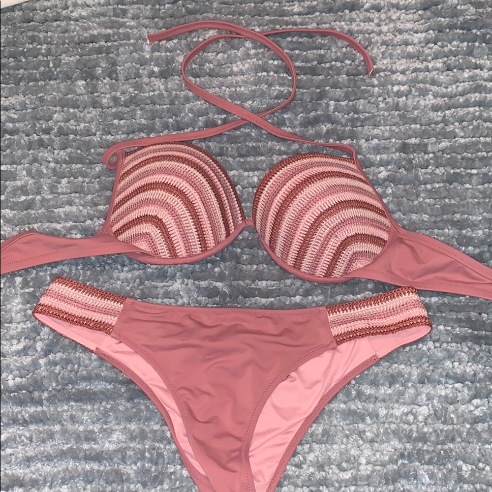 Cute Crochet Bikini Bathing Suit